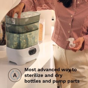 One Step? Baby Bottle Sterilizer and Dryer Advanced – Electric steam sterilizer with HEPA Filter